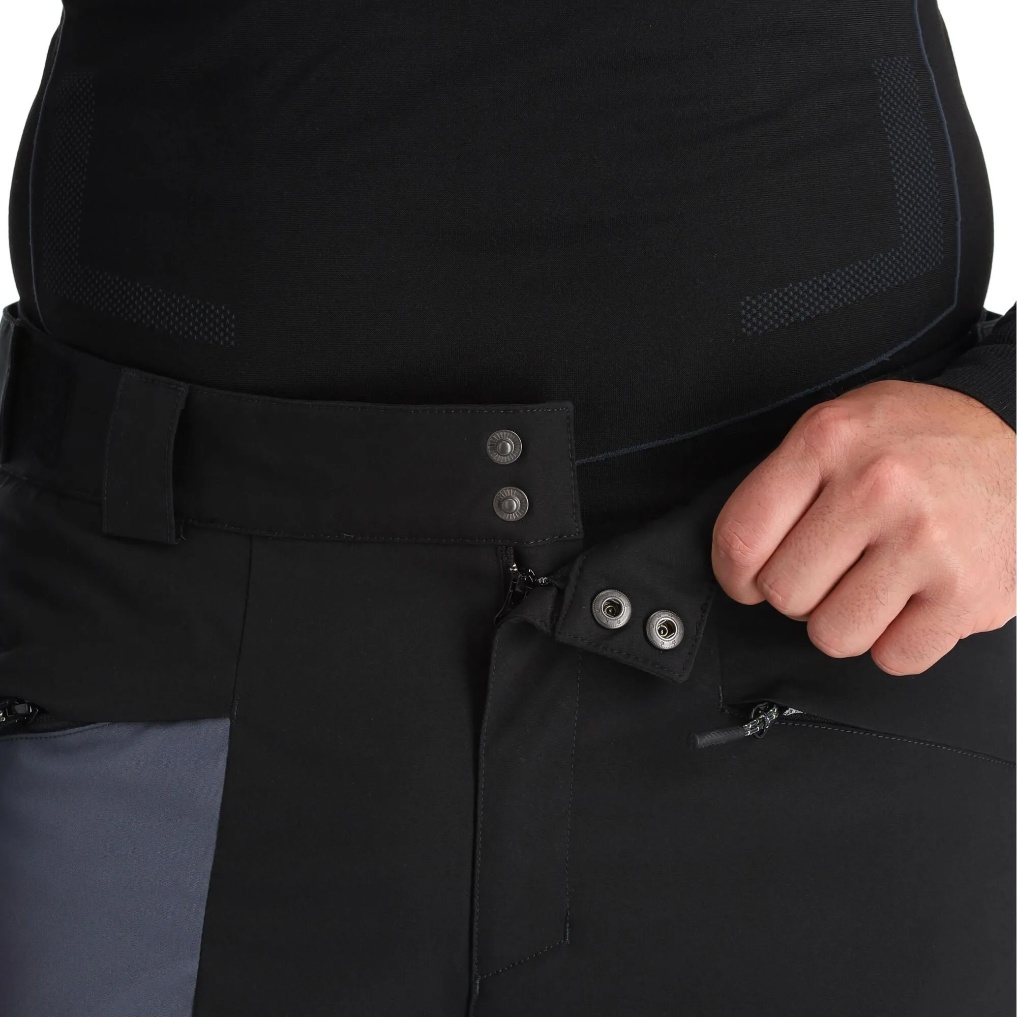 Ziener, Titov Pantalon De Ski Hommes Ombre Gris, Noir 6 Ziener, Titov Pantalon De Ski Hommes Ombre Gris, Noir – Image 4