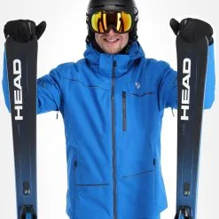 Ziener, Toroa Veste De Ski Hommes Persian Bleu -ColourWear Soldes ziener toroa aa jas gevoerd heren persian blauw 22ziene108v3 BI 05
