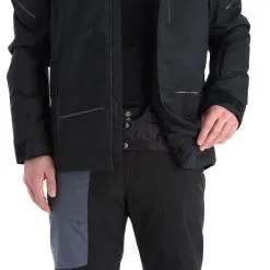 Ziener, Toroa Veste De Ski Hommes Noir -ColourWear Soldes ziener toroa aa jas gevoerd heren zwart 22ziene108v2 BI 08