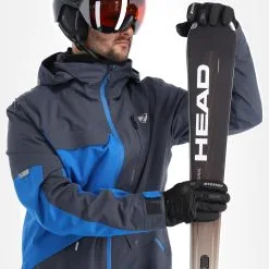 Ziener, Tungua Veste De Ski Hommes Ombre Gris -ColourWear Soldes ziener tungua aa jas gevoerd heren ombre grijs 22ziene107v1 BI 05