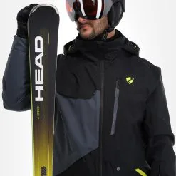 Ziener, Tungua Veste De Ski Hommes Ombre Gris, Noir -ColourWear Soldes ziener tungua aa jas gevoerd heren ombre grijs zwart 22ziene107v2 BI 05