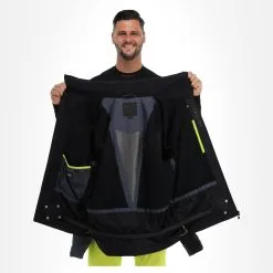 Ziener, Tungua Veste De Ski Hommes Ombre Gris, Noir -ColourWear Soldes ziener tungua aa jas gevoerd heren ombre grijs zwart 22ziene107v2 BI 06